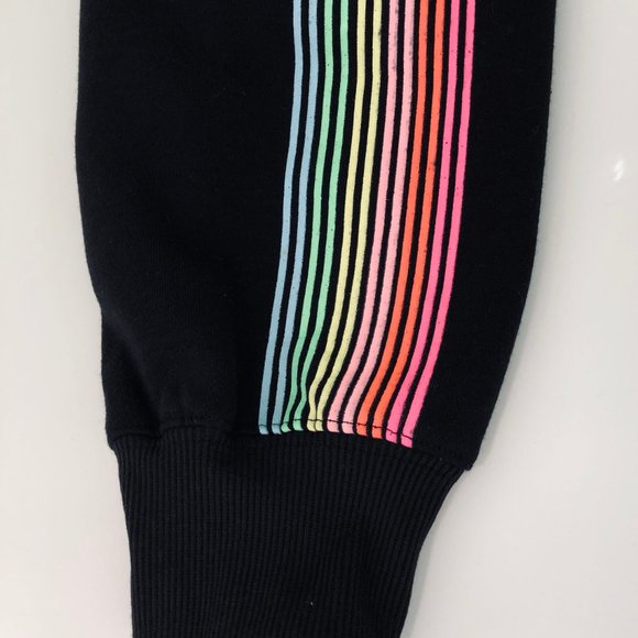 BEBE Sport Logo Stripe Black Jogger NWT Size Med - Picture 5 of 10